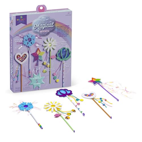 Craft-Tastic Make Your Own Little Magical Wands – Everything Included for 5 Fun DIY Magic Wands Art & Crafts Projects - Ages 4+ - image 8