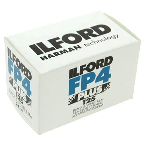 Ilford FP4 Plus, Black and White Print Film, 135 (35 mm), ISO 125, 24 Exposures (1700682) 3 Pack