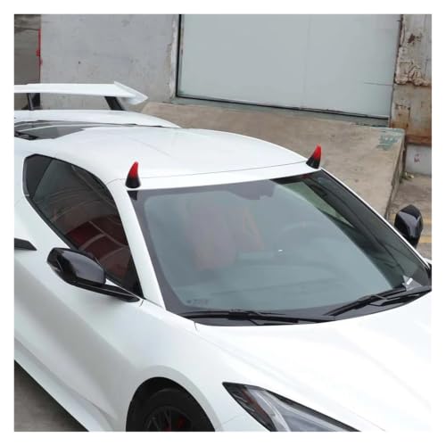 Pegatina de techo tridimensional texturizada en color rojo para Corvette C8 5