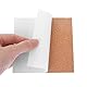 16 Stück Korkplatte Selbstklebend, 1mm Dick Korkplatten, Rechteckig Selbstklebende für Kork Untersetzer, Korkmatte, Tischdekoration, Wanddekoration, DIY (10 x 10 cm)