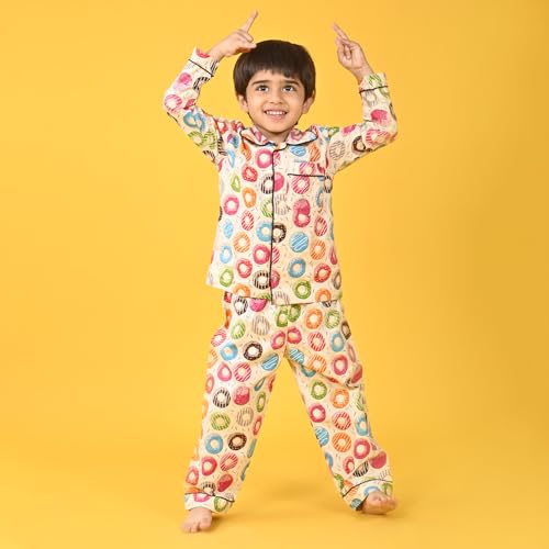 Image of Jam & Sugar Boys Cotton Printed Night Suit Set