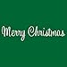 Christmas Wall Decal, White Merry Christmas Front Door Decal,Christmas Quote Decorations, Matt White (Merry Christmas)