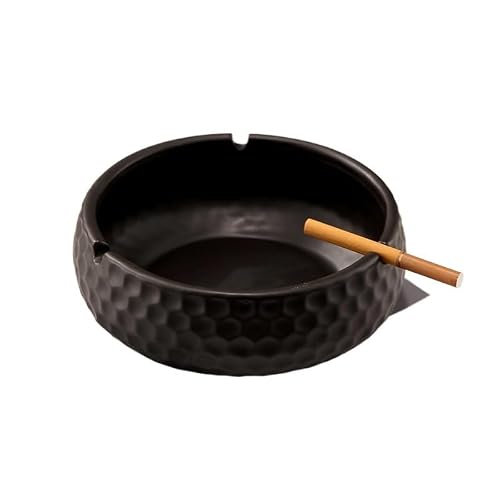 DCYEQRQ Ash Tray Ashtray Creative Home Office Tea Table Living Room Retro Trend Large Ceramic Ashtray Cigarette Tray,B L One Size (B L One Size)