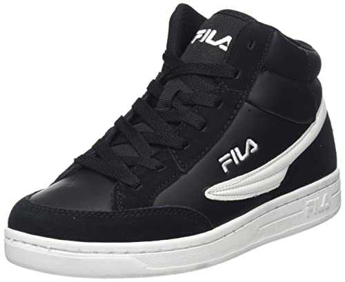 FILA Fila Crew Mid Teens, Scarpe Da Ginnastica Unisex Bambini E Ragazzi, Nero, 37 EU