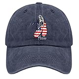 Sombrero de papá Freedom America 04-07-1776 Gorra de camionero para hombres Vintage de algodón lavado ajustable para...