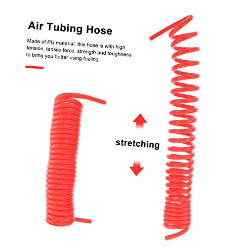 SEWOART Mangueira De Ar De Recuo De Traqueia Pu Mangueira De Ar Enrolada De Poliuretano Mangueira De