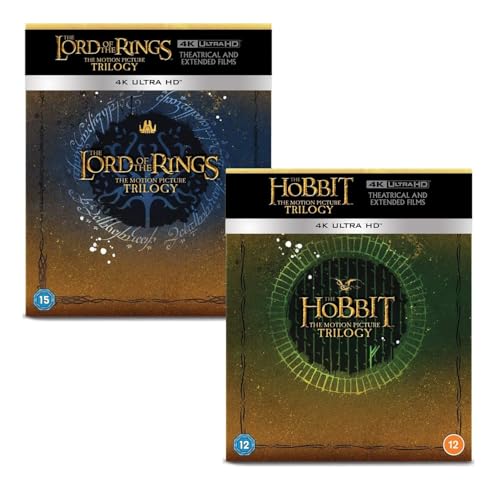 Image of Middle Earth Complete Steelbook Collection (The Lord of the Rings + The Hobbit: The Motion Picture Trilogy) - 15-Disc Box Set / Limited Collectior's Edition [4K UHD] [Region Free]