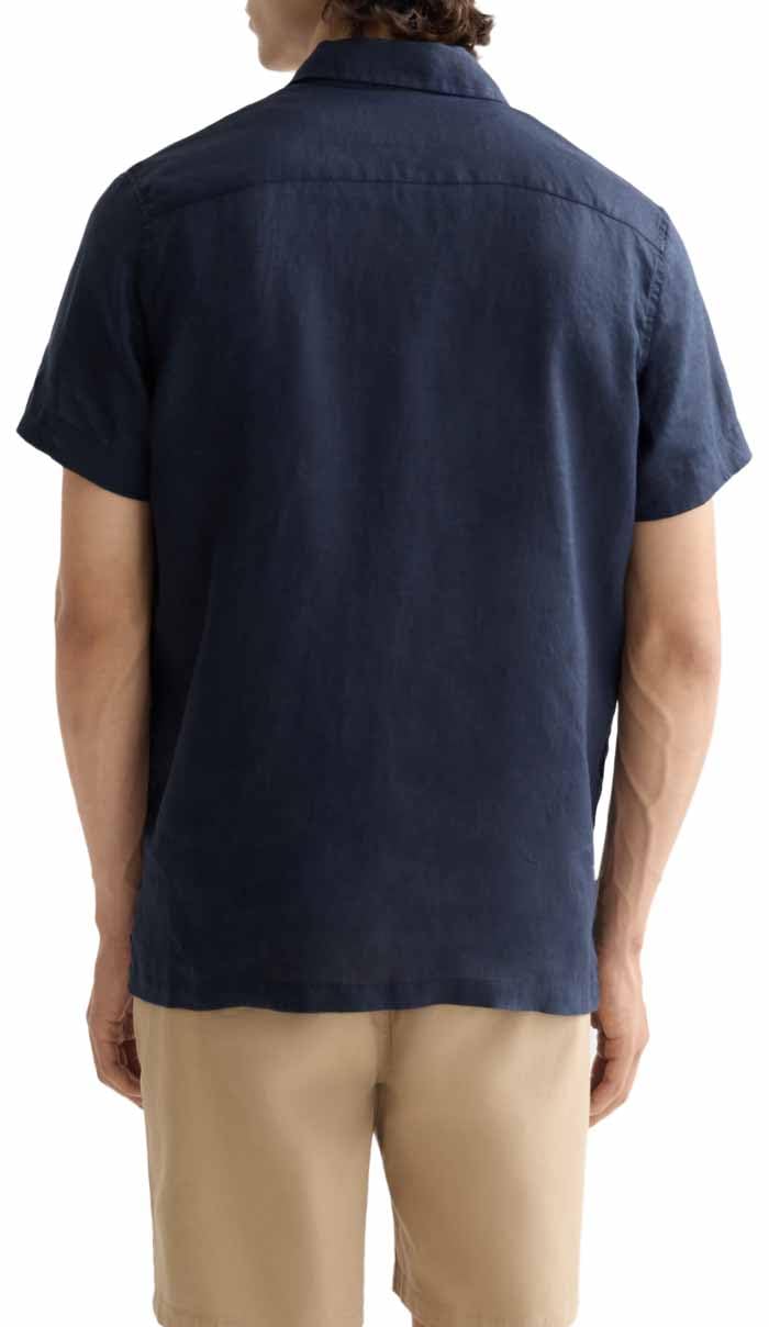 Scotch & Soda Linen SS Shirt Camiseta para Hombre