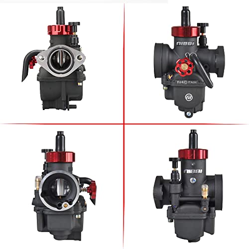 Nibbi Carburetor Pe24Mm, Fit 140Cc 150Cc Flange Motorcycle Engine With Carb Jets - For Dirt Pit Bike Mini Bike Motocross Cg125/Cg150 #TOP5