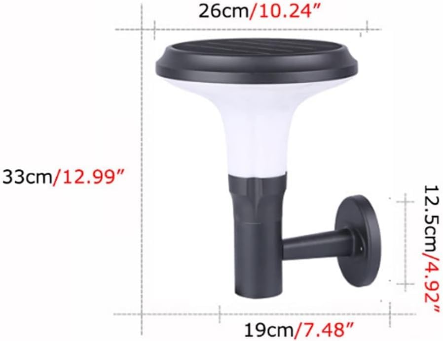 Lanterne extérieure moderne et étanche à alimentation solaire pour éclairage blanc de mur - 7