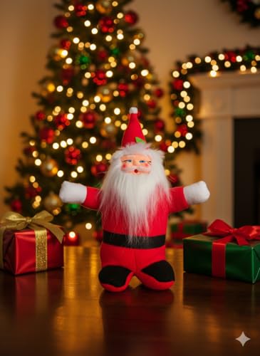 Image of Santa Claus Soft Toy | Plush Santa Claus Soft Toy | Stuffed Santa Clause | Perfect for Holiday Decor and Christmas Gifting | F | PoPo Toys