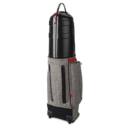 Founders Club Golf Travel Bag Travel Cover Luggage for Golf Clubs with ABS Hard Shell Top