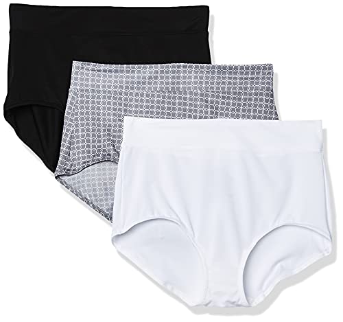 Image of Warner's Women's Blissful Benefits No Muffin Top 3 Pack Brief Panty