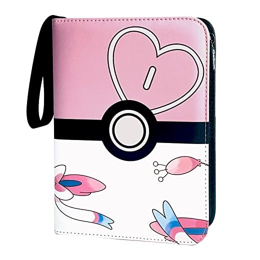Trading Card Binder 4-Pocket for TCG Cards, 440 Pockets Card Holder with 55 Removable Sleeves,Collection Case Book Display Storage Carrying Toy Gift for Kids Playing Trading Card Games (Red)