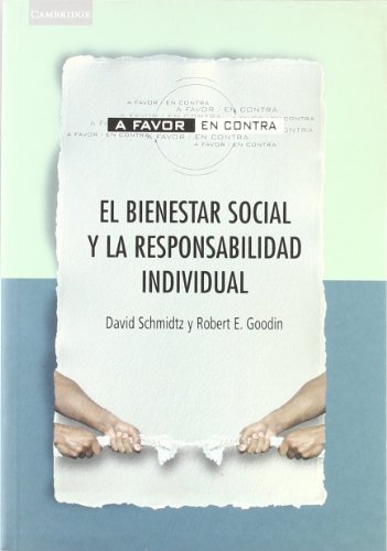 El Bienestar Social Y La Responsabilidad Indivi... [Spanish] 8483230801 Book Cover