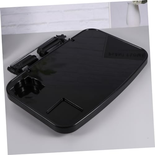 Tablette support ordinateur portable voiture siège pliable noir - 4