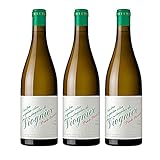 Vino Blanco Viognier de 75 cl - D.O. Castilla-Leon - Bodegas Prieto Pariente (Pack de 3 botellas)