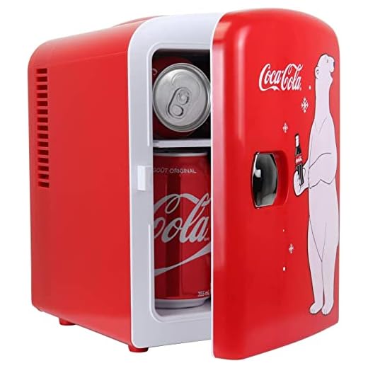 Coca Cola KWC4 Frigorifero Elettrico Unisex Adulto Rosso