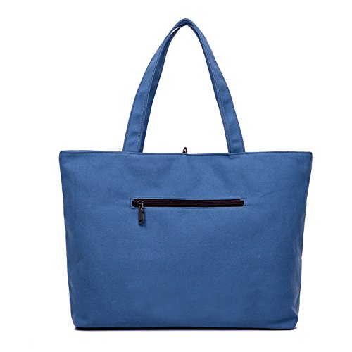 Sac en toile propre patchwork vert pour femmes au style littéraire chic