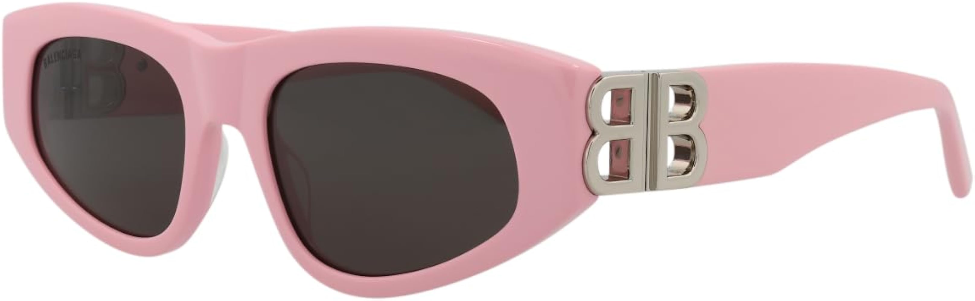 Balenciaga Women's Dynasty Cat Eye Sunglasses, Pink-Silver-Grey Balenciaga Women's Dynasty Cat Eye Sunglasses, Pink-Silver-Grey