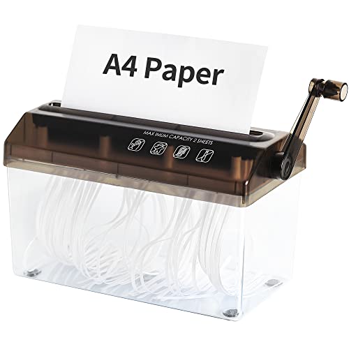 Broyeur de papier portable A4 pour sécuriser vos documents de bureau à domicile