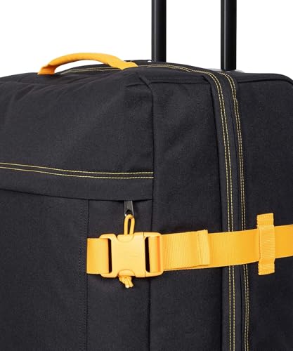 EASTPAK Tranverz M Dotsblacksilver motif pointillé argent valise légère