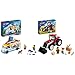 LEGO 60253 City Eiswagen Spielzeug mit Skater- und Hundefigur, Bauset für Kinder ab 5 Jahren & 60287 City Traktor Spielzeug, Bauernhofset mit Hasenfigur für 5-jährige Jungen und Mädchen