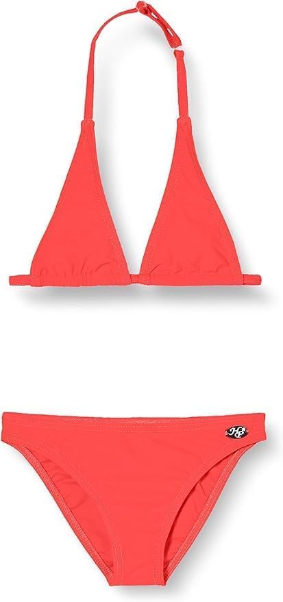Haute Pression Ensemble Deux Pièces Fille Uni Bikini Fille