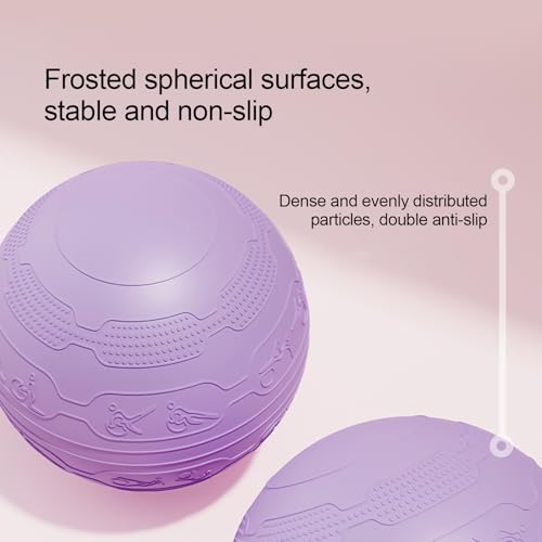 Pelota de yoga inflable Generisch para fitness en el hogar y pilates 7