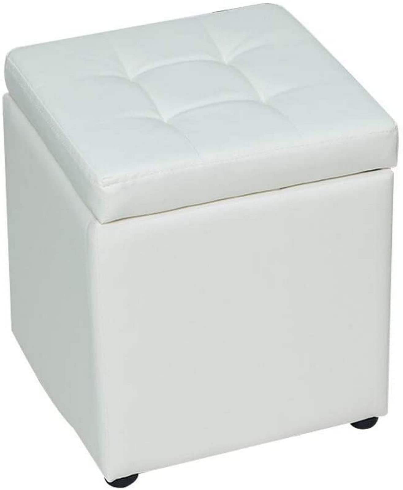 Repose-pieds pouf de rangement pour salon et chambre | Votre allié détente cube box
