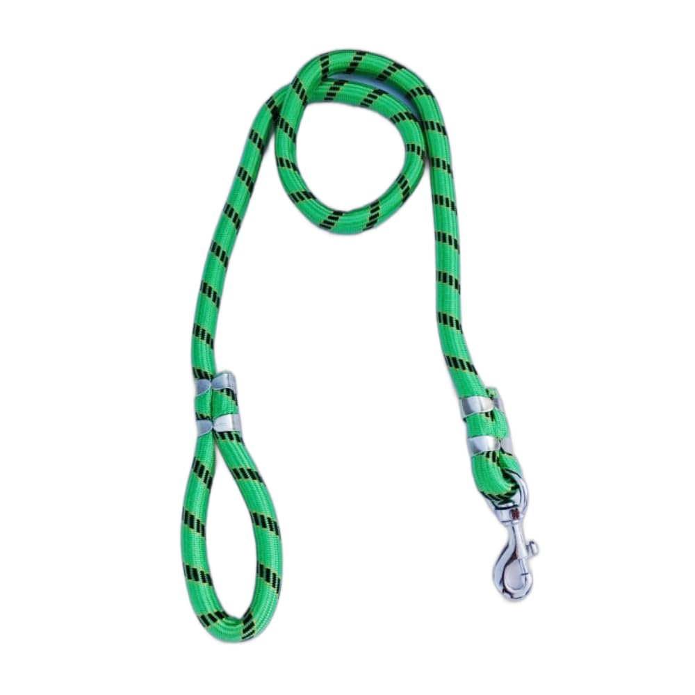 Happy4pets Dog Belts Nylon Multicolored Dog Rope Leash with Strong Hook Training and Walking Lead 5 Feet Long (22MM, Green) (B0CKRN9F71) Amazon Price History, Amazon Price Tracker