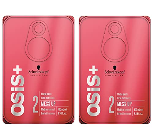 Osis Mess Up Schwarzkopf pâte coiffante matifiante lot de 2 pour fixer sans résidus