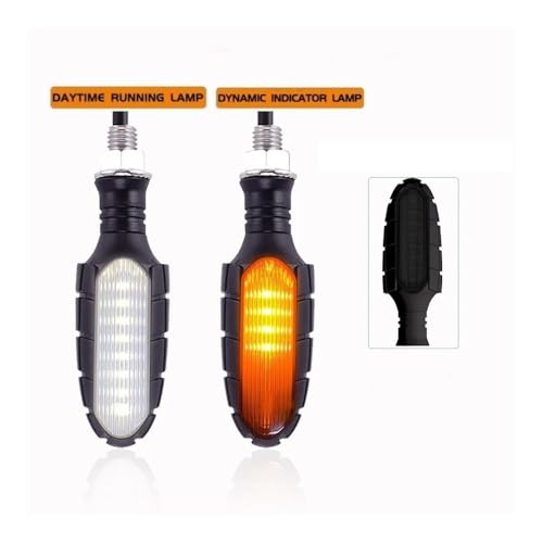 Clignotant de moto double face LED étanche pour feu de circulation diurne - 2