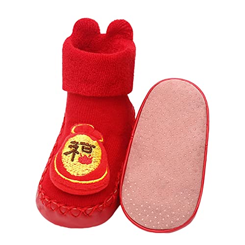 Children Toddler Shoes Autumn and Winter Boys and Girls Floor Socks Shoes Warm and Comfortable Chinese Toddler Shoes 6