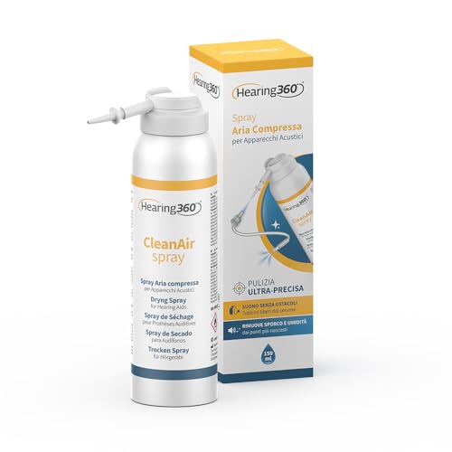 Spray ad Aria Compressa 150 ml per pulizia Apparecchi Acustici e Amplificatori Acustici