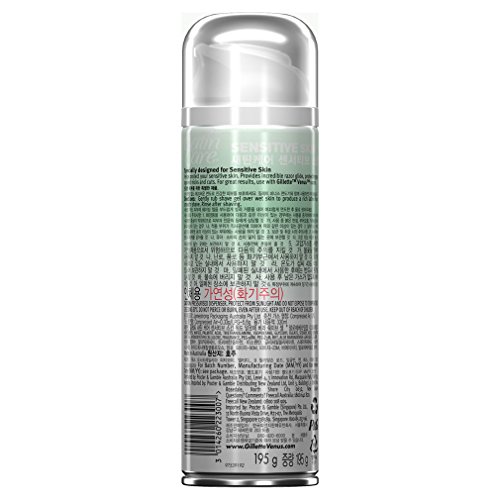 Gillette Satin Care Sensitive Skin Women's Shaving Gel, 200 ml (Pack of 2) - Image 3