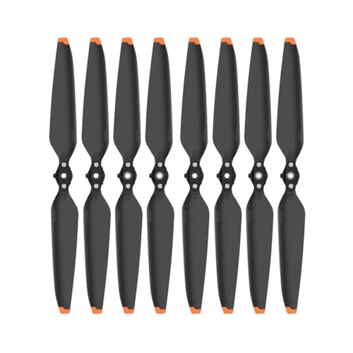 Hélices pliables 9453F pour drone Mavic 3 et Classic en pack de 8 pièces noir et orange