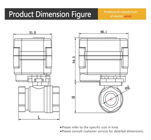 Vanne électrique DN20 en acier inoxydable pour l'automatisation de l'arrosage
