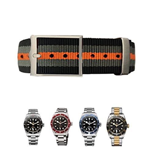 Bracelet nylon réglable 20mm pour éviter la transpiration sur Omega