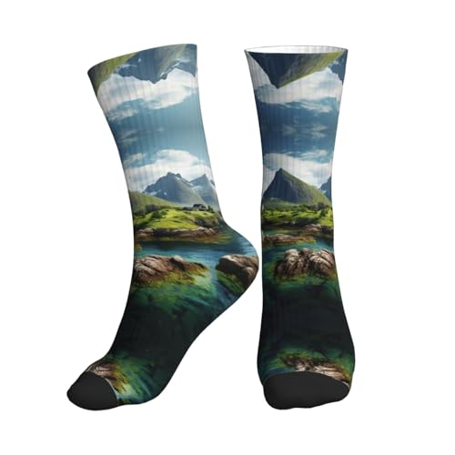Norway Islands Fashion Leisure Sports Socks Are Unisex To Keep Feet Dry Suitable Various Outdoor Sports