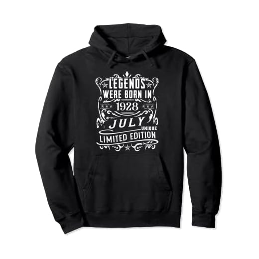 Cumpleaños Julio 1928 Edición Limitada Regalo Legend July Sudadera con Capucha