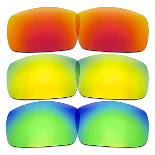 Lentilles pour Oakley Canteen 2006 : verres de rechange compatibles pack 3 couleurs