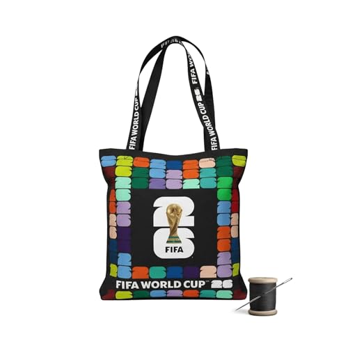 FIFA World Cup Canvas Tote Bag Kit with Printed Panel