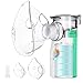Wholede Aerosol Portatile, Aerosol Ultrasuoni Silenzioso, Nebulizzatore Inalatore Silenzioso Portatile con 2 Maschera e 1 Boccaglio,Aerosol Silenziosi per Adulti e Bambini, USB-C Ricaricabile(Verde) immagine
