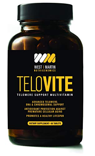 Telovite - Advanced Multivitamin Telomere Supplement -Supports Healthy Immune System-Anti-Aging Formula -Lengthen Telomeres - 90 Tablets