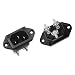 Produktbild Bachmann Kaltgeräteeinbaustecker, 917170, Schwarz