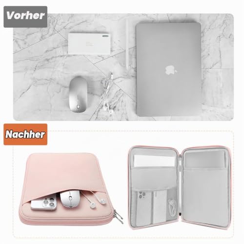 MoKo 13 Zoll Laptop-Tasche mit Mehreren Fächern – Ansicht 4