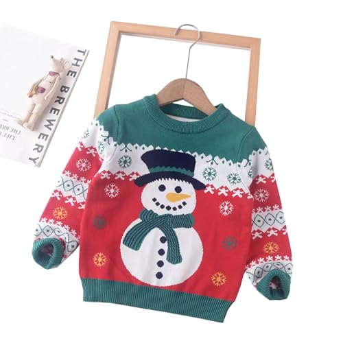 Image of Ugly Christmas Sweater for Girls Funny Xmas Knit Pullover Shirts Kids Child Holiday Jumper Tops Outfit 2-14 Years
