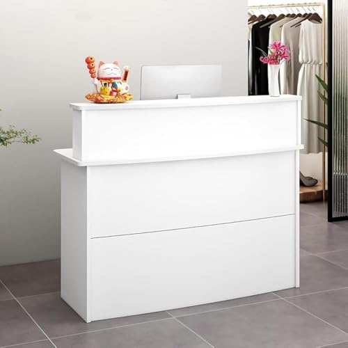 SLLS �ؐ����Z�v�V�����J�E���^�[ ���Ԃɍ��킹���L���f�X�N�g�b�v�ŁA�����l�������Ɏ�t�⃌�W�Ɩ����s���Ă��X�y�[�X�ɗ]�T������ (60×35×101�Z���`���[�g��,�z���C�g)