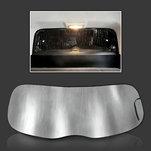 Custom Fit Rear Tailgate Window Sun Shade Accessories for 2007 2008 2009 2010 2011 2012 2013 2014 2015 2016 2017 Jeep Patriot SUV, Insulated Window Sunshade Privacy Blockout UV Reflector